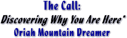 The Call: Discovering Why you are here.