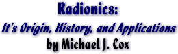Radionics