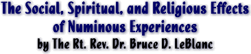 Effects of Numinous Experiences